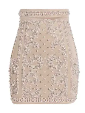 Balmain Embellished Mini Skirt