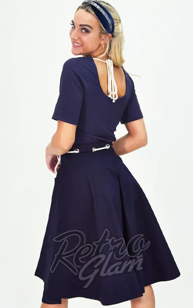 Florence Anchor & Rope Flare Skirt - Size M available