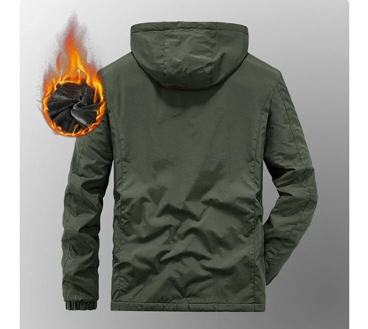 Free sport Believe Men's Warm Hooded Winter Parka