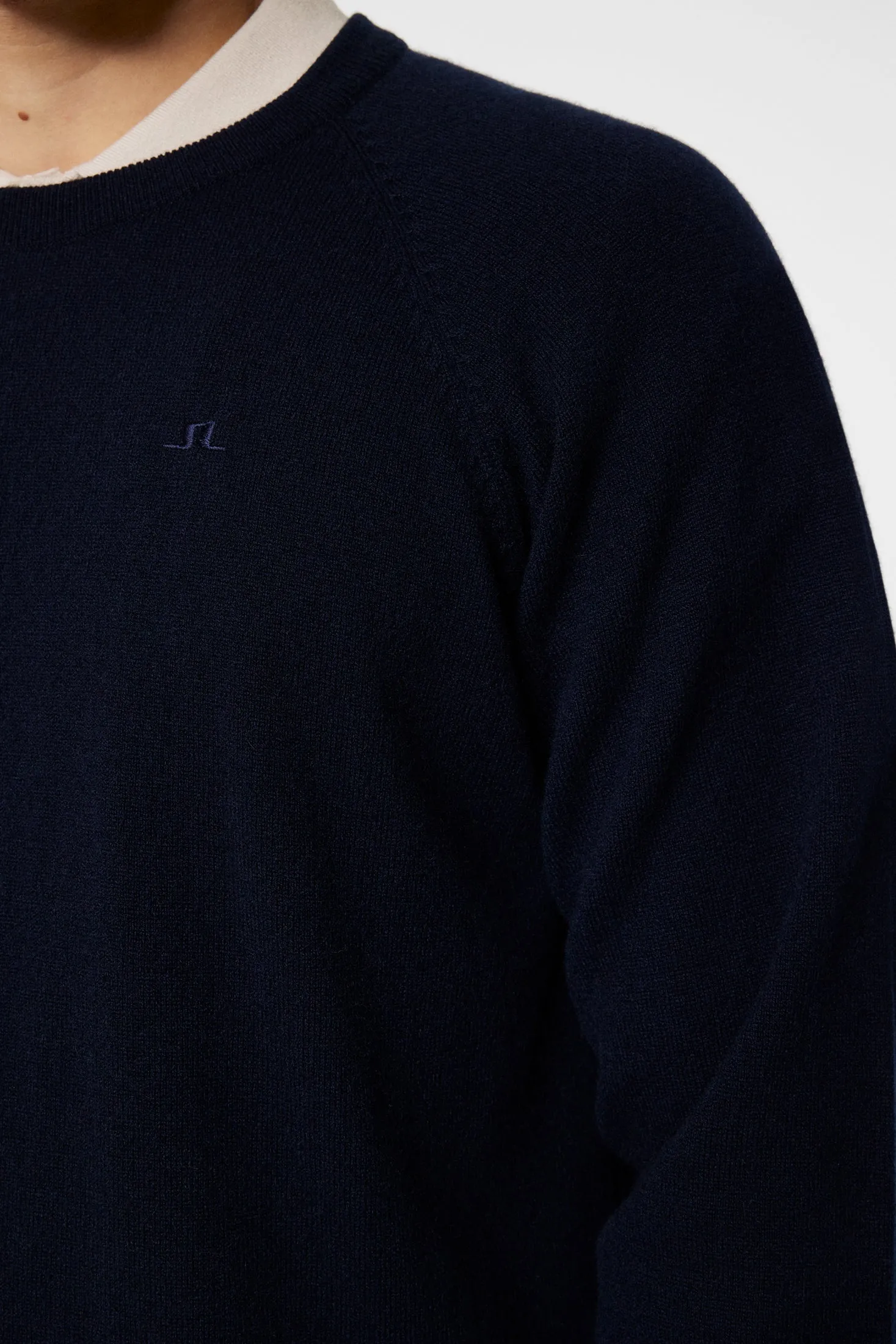 Gary Cashmere Sweater in JL Navy