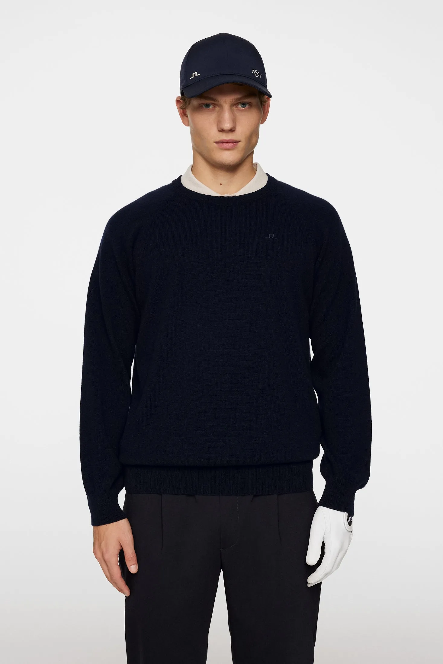 Gary Cashmere Sweater in JL Navy