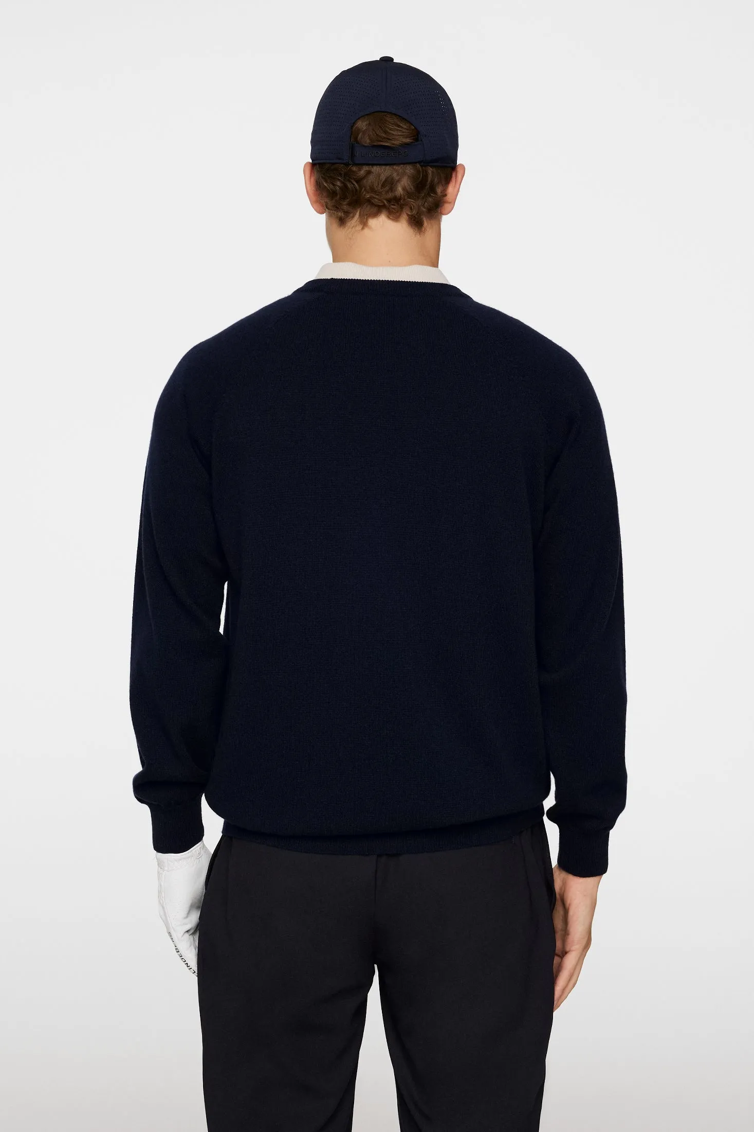 Gary Cashmere Sweater in JL Navy