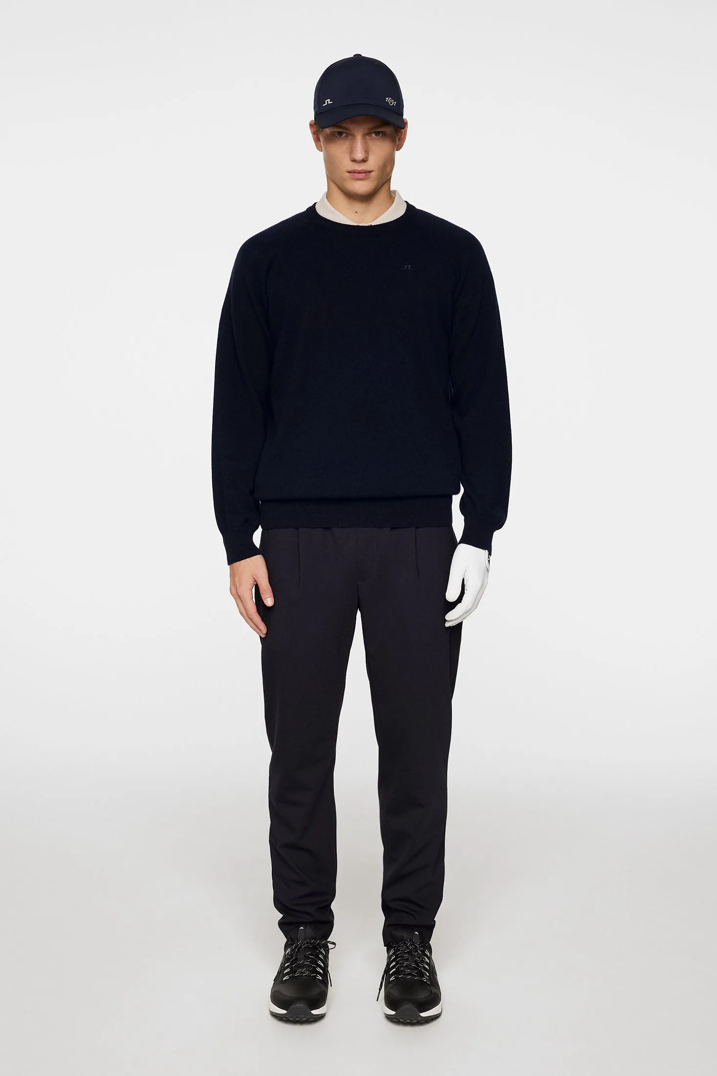 Gary Cashmere Sweater in JL Navy