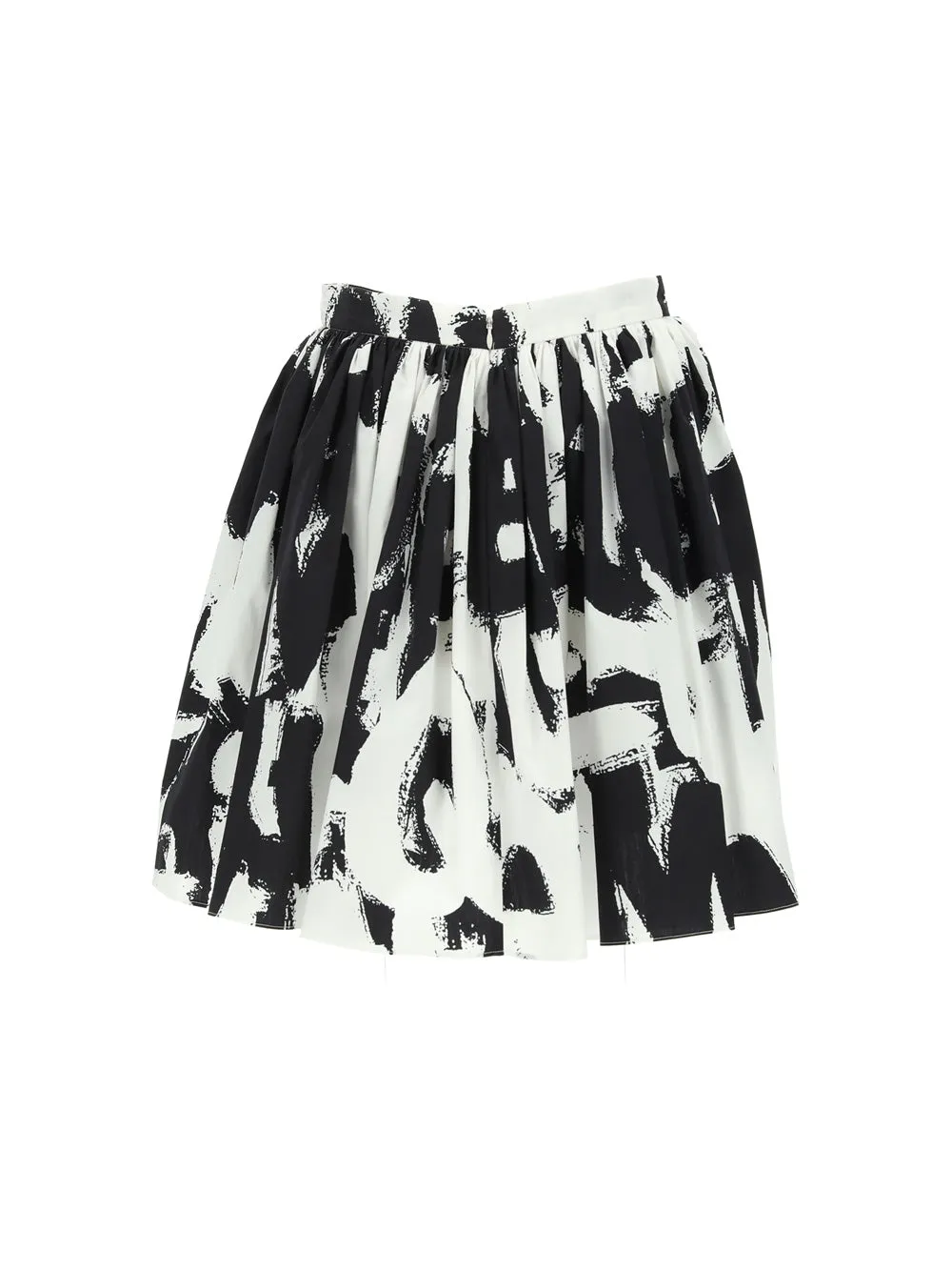 McQueen Gathered Mini Skirt