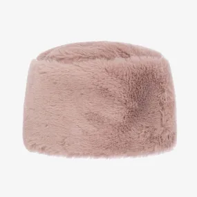 Pink Faux Fur Hat