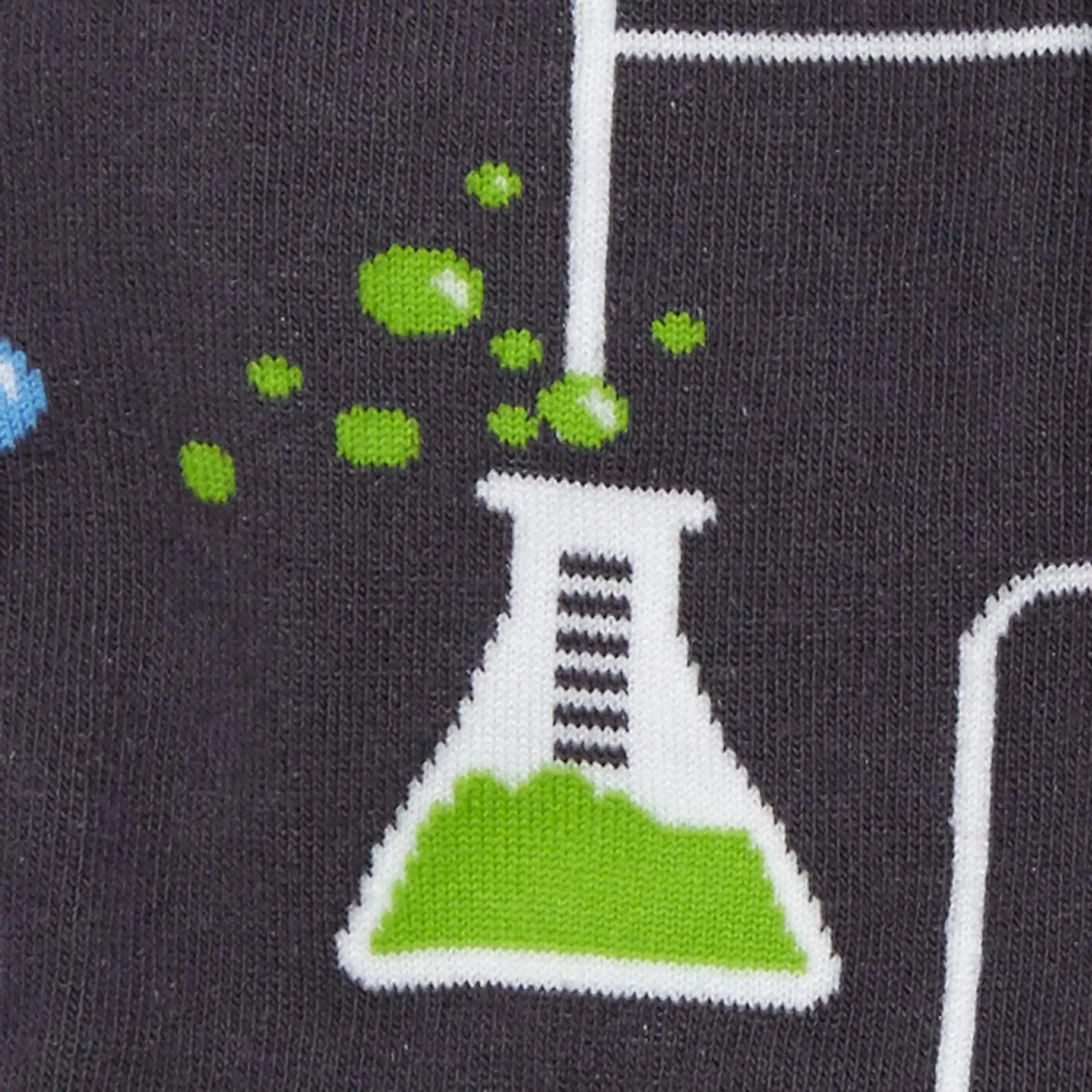 Glow-in-the-Dark Laboratory Crew Socks for Men