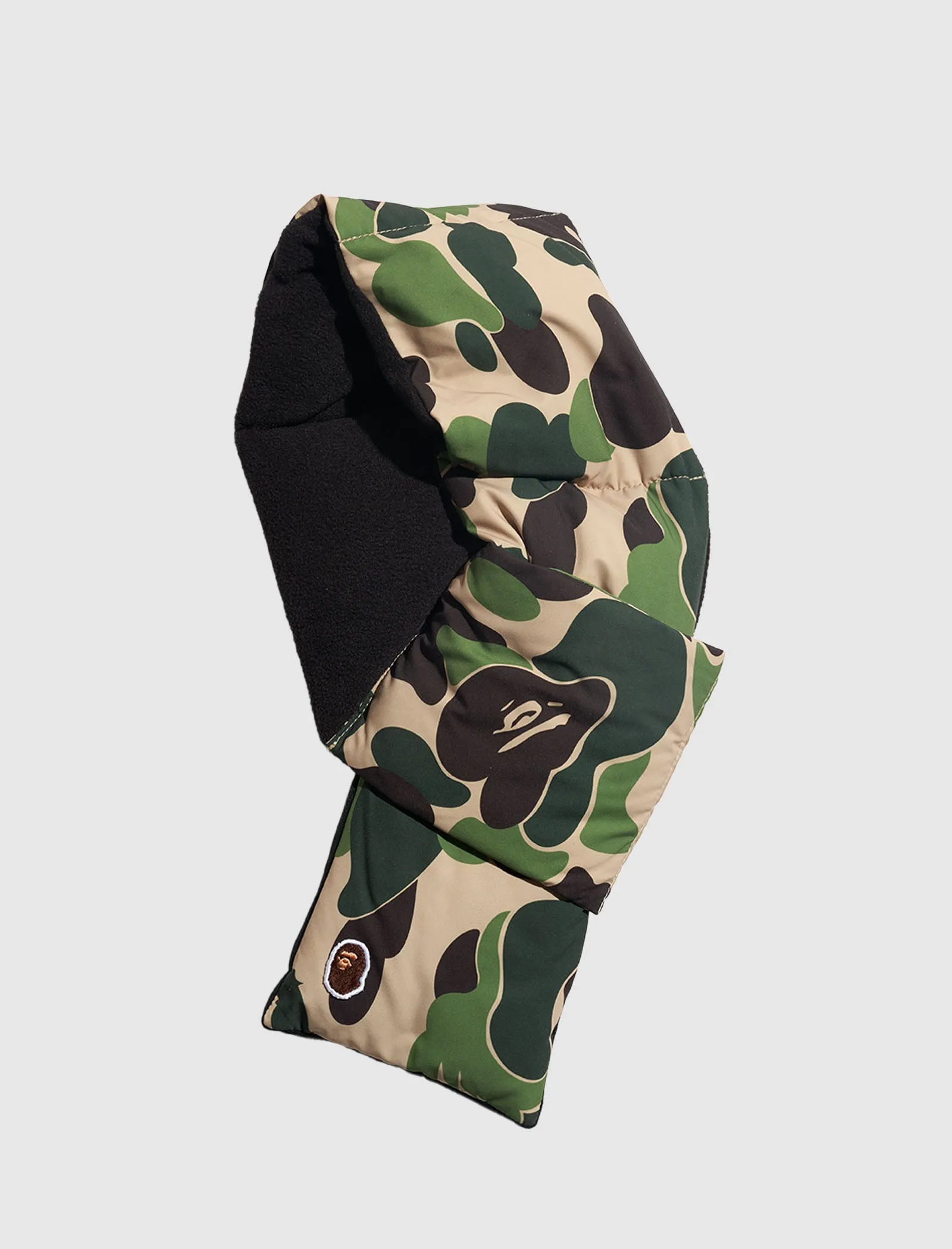 Green A BATHING APE ABC CAMO FLEECE SCARF