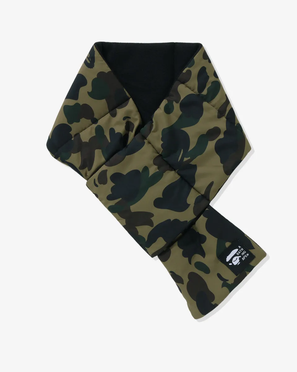 Green BAPE 1ST CAMO Fleece Scarf Pocket