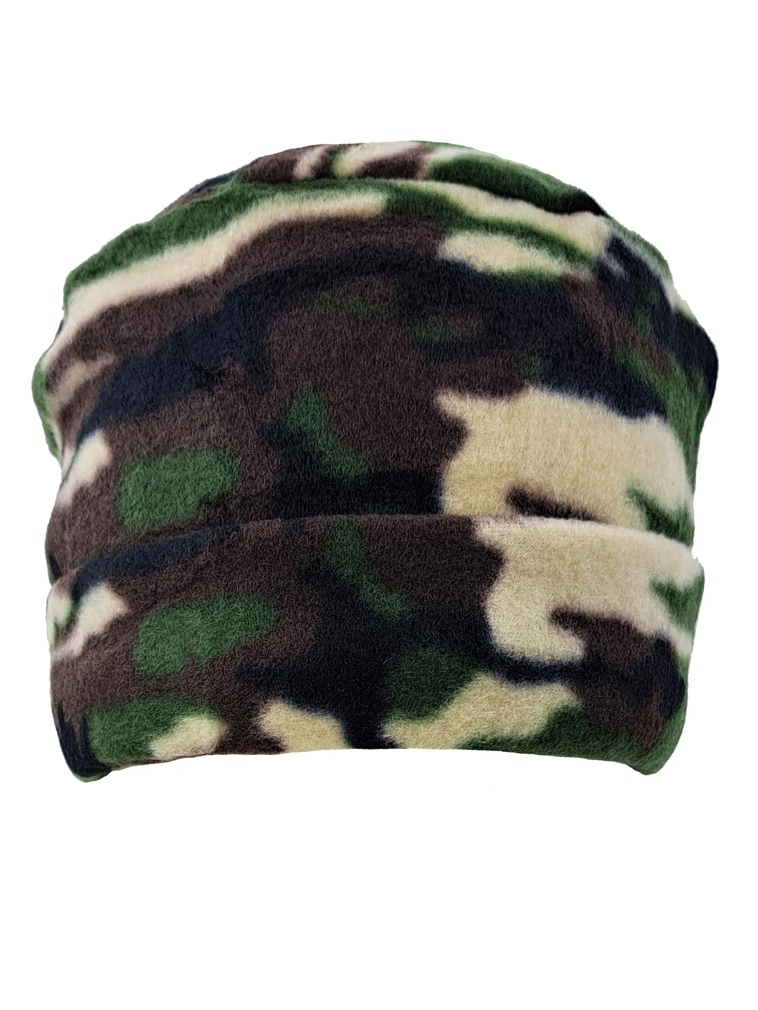 Green Camouflage Pattern Polar Fleece Scarf Gloves Hat Matching Set