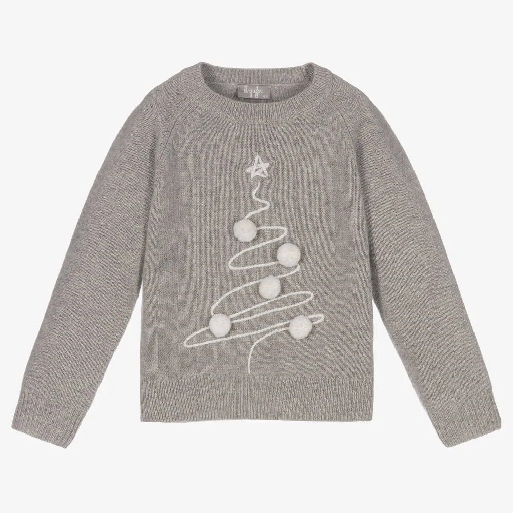 Grey Girls Sweater