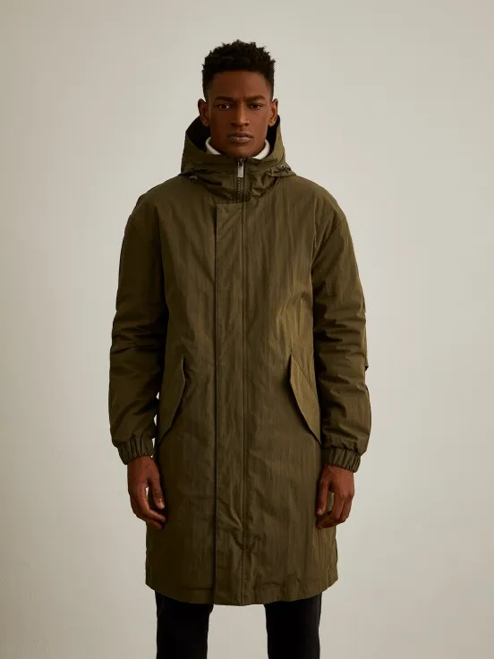 Hooded parka