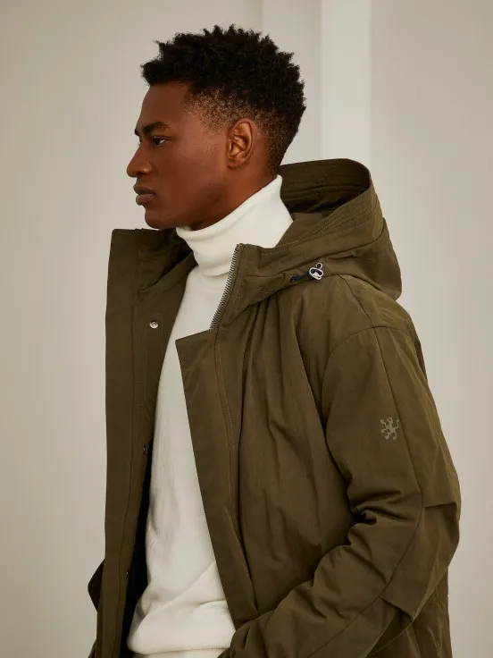 Hooded parka