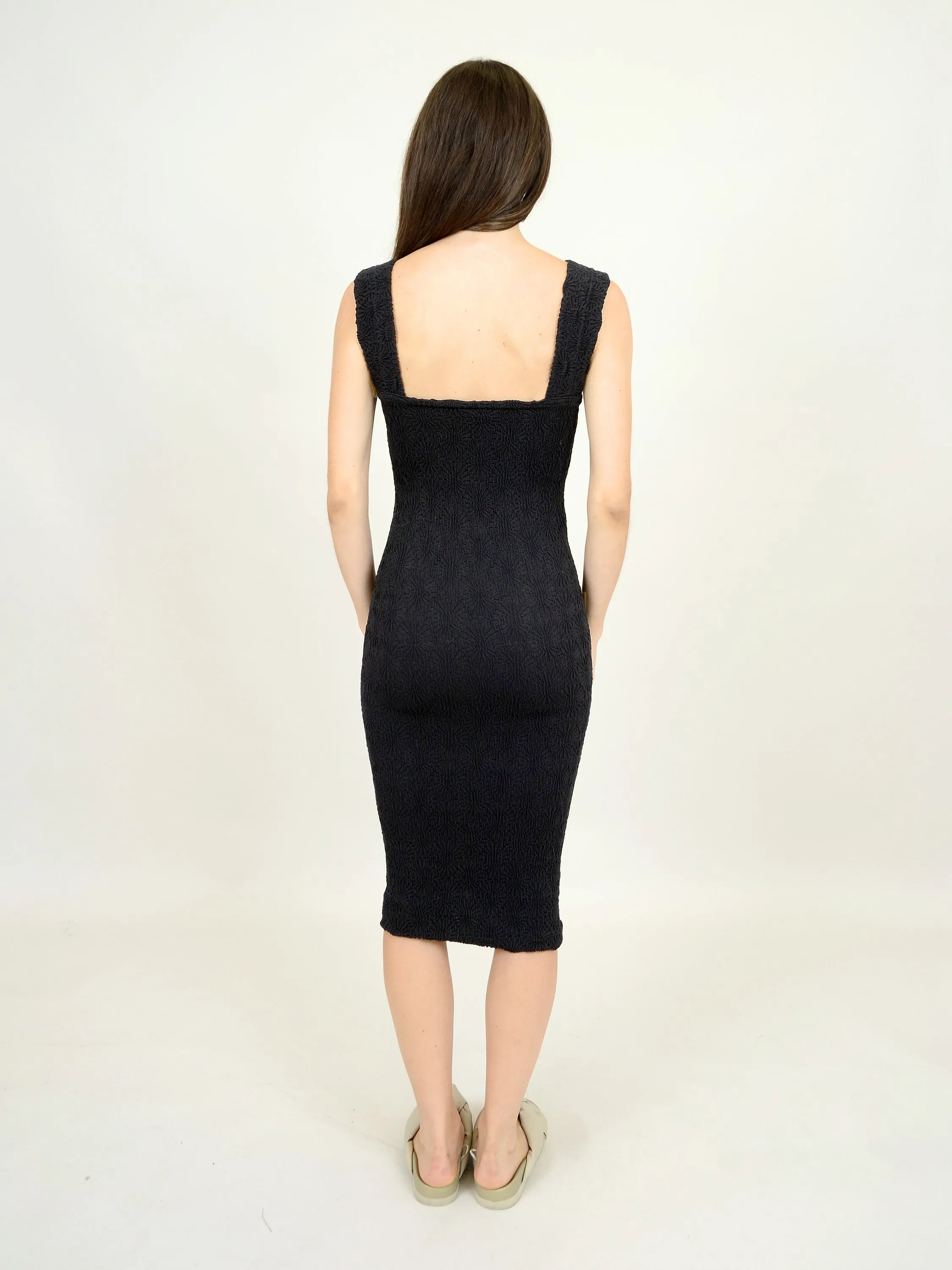 RD STYLE Jacquard Midi Knit Dress