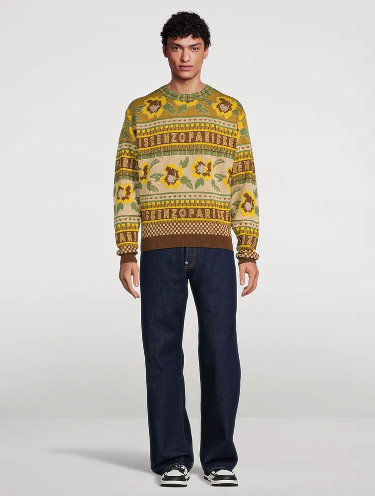 Fairisle Wool Sweater by KENZO