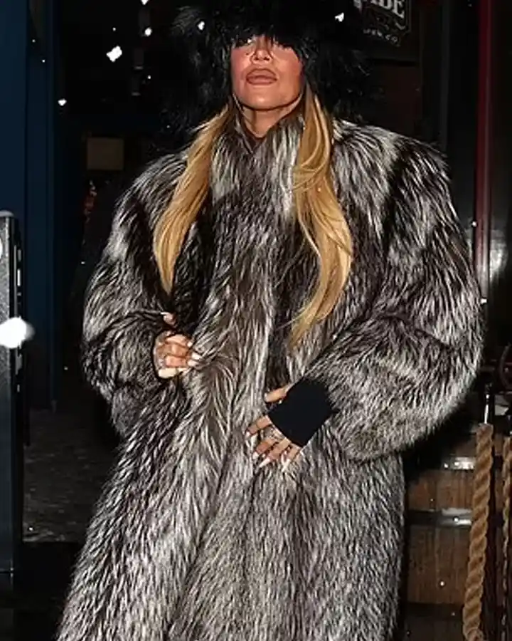 Khloe Kardashian Fur Coat For Sale - William Jacket