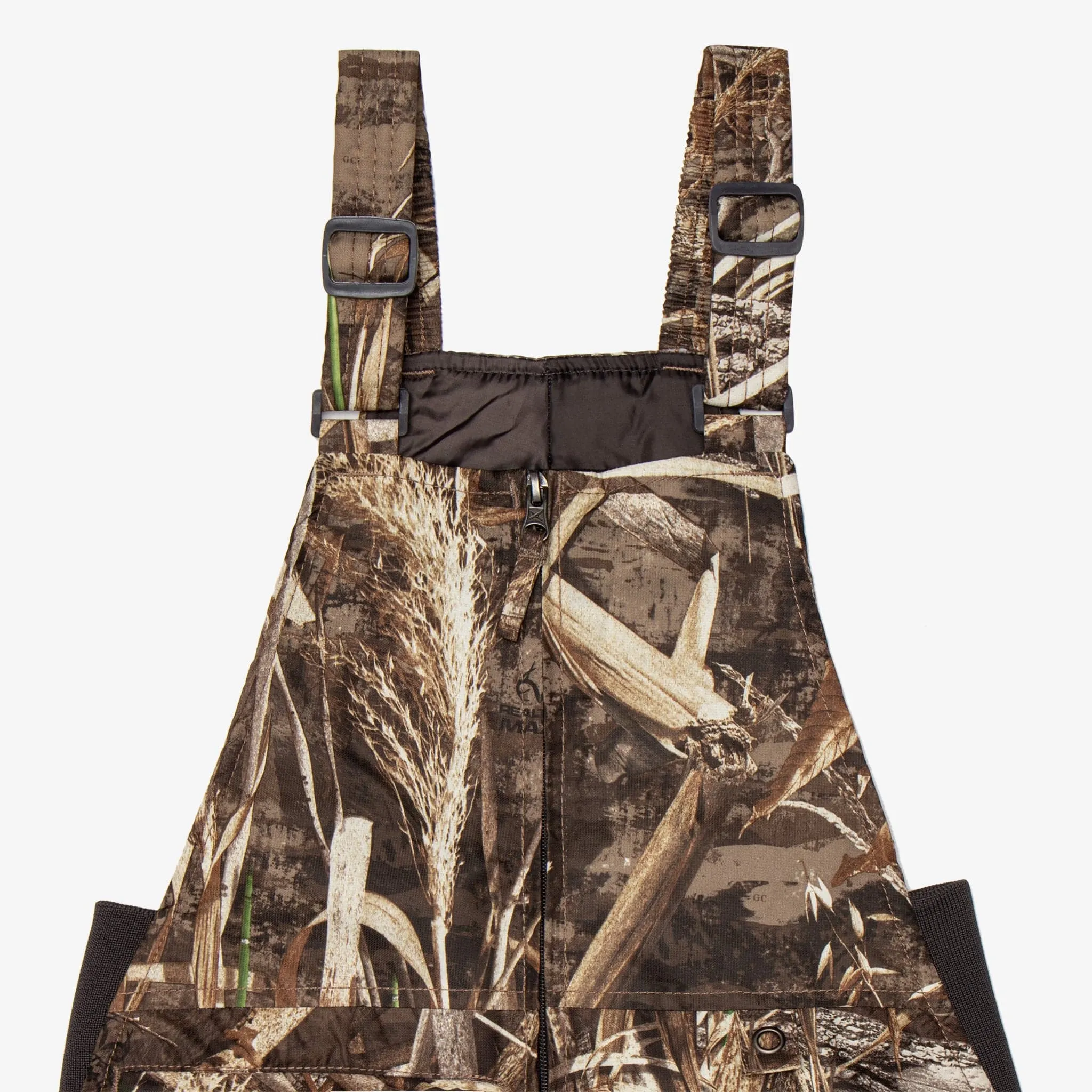 Kids Camo Insulated Snow Bib Overalls