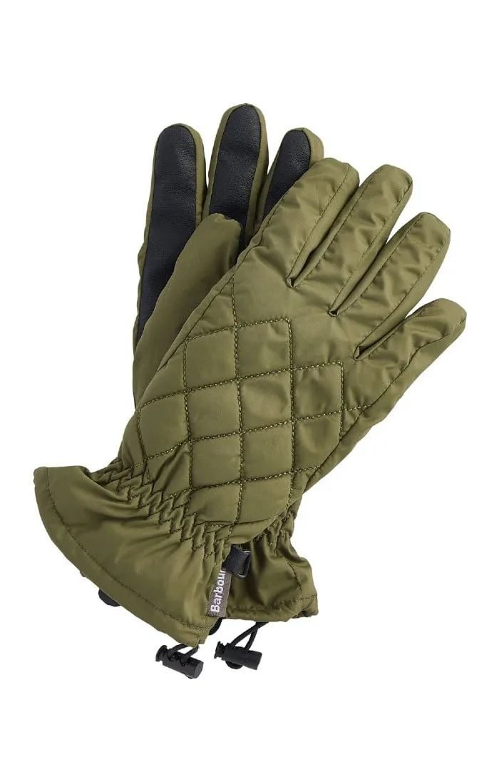 Ladies Barbour Joni Quilted Gloves