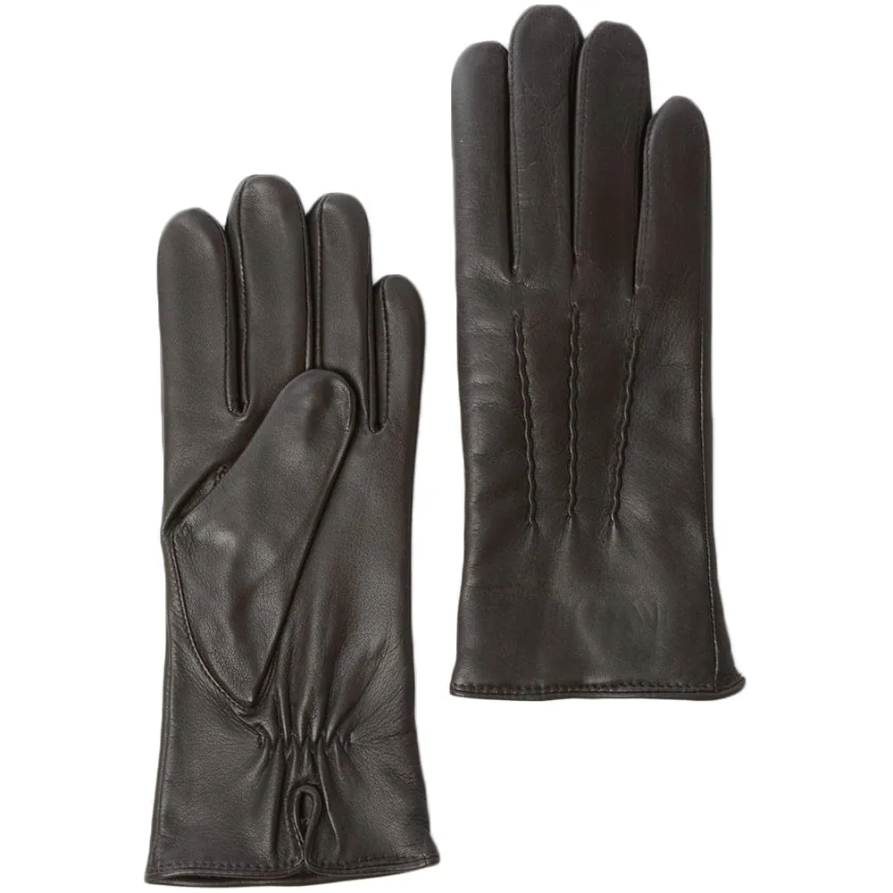 Leather Gloves Brown : 401