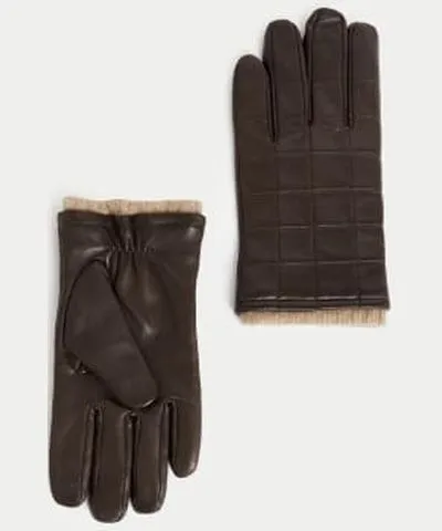 Leather Quilted Gloves