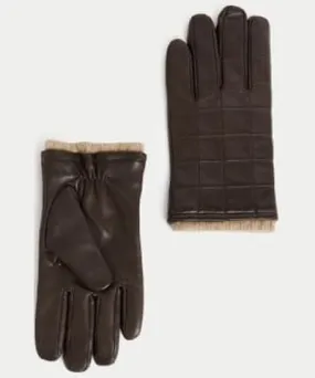 Leather Quilted Gloves