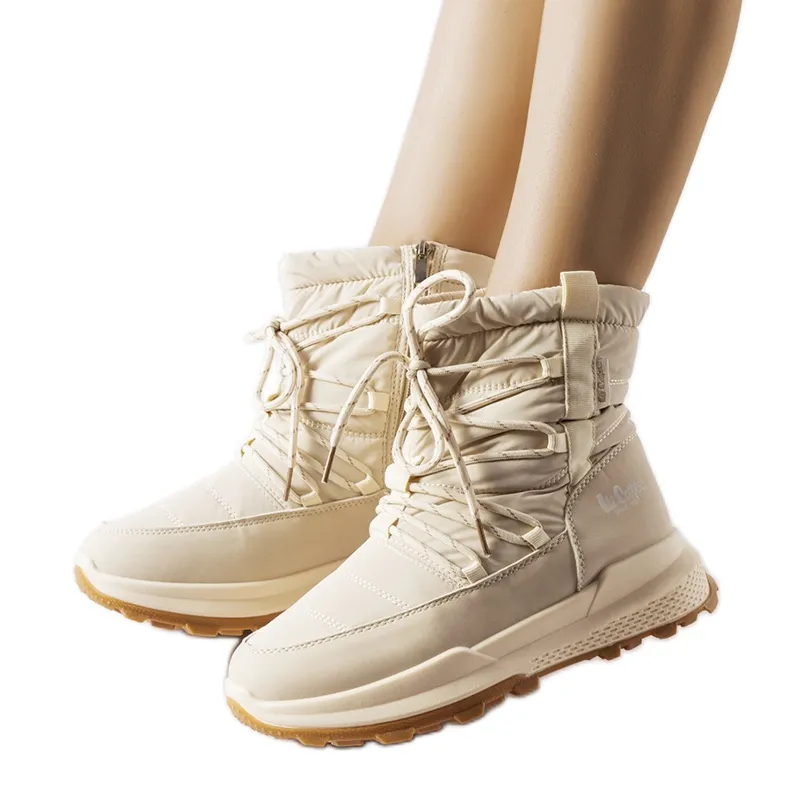 Lee Cooper LCJ-23-44-1989L beige snow boots