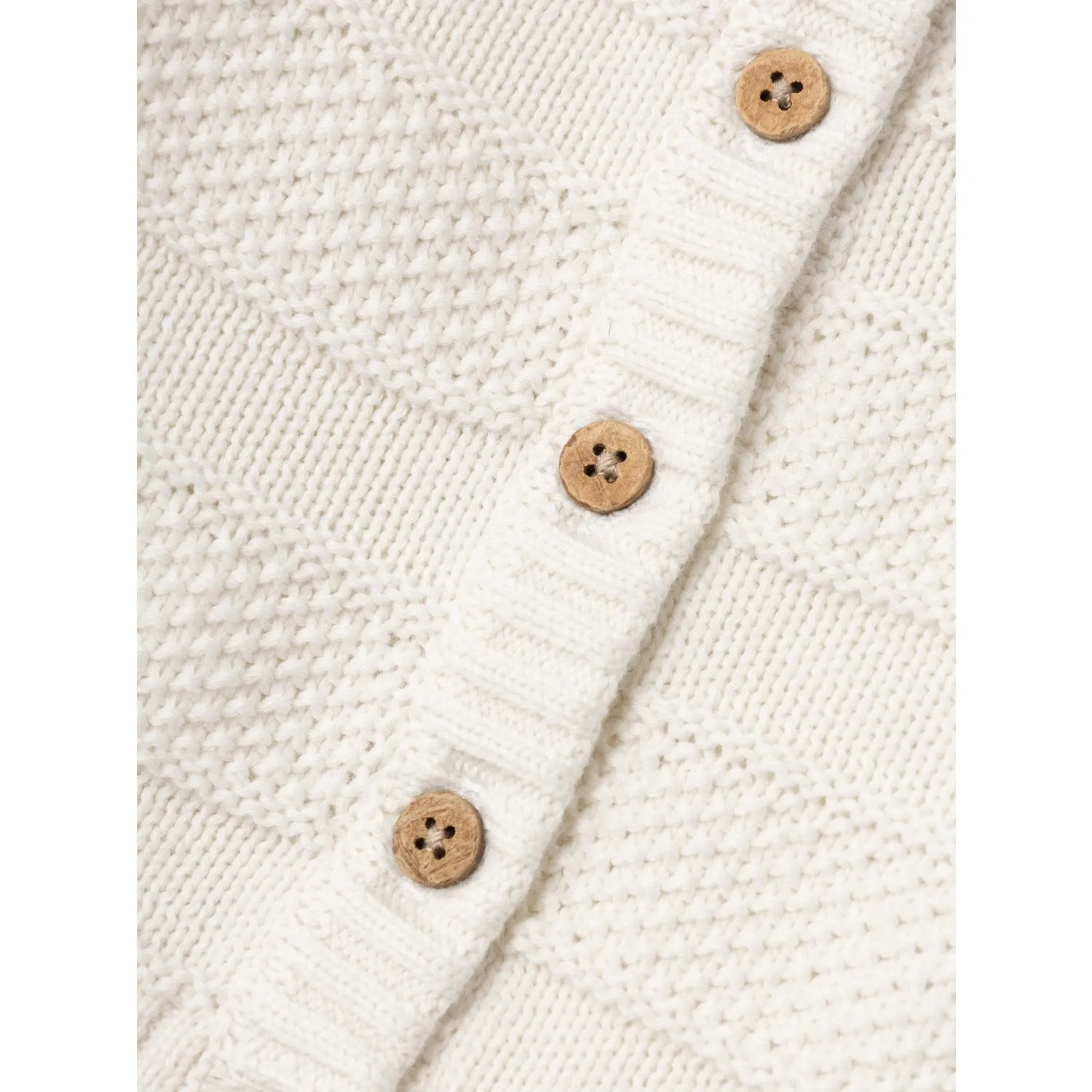 LilAtelier Coconut Milk Larson Knit Cardigan