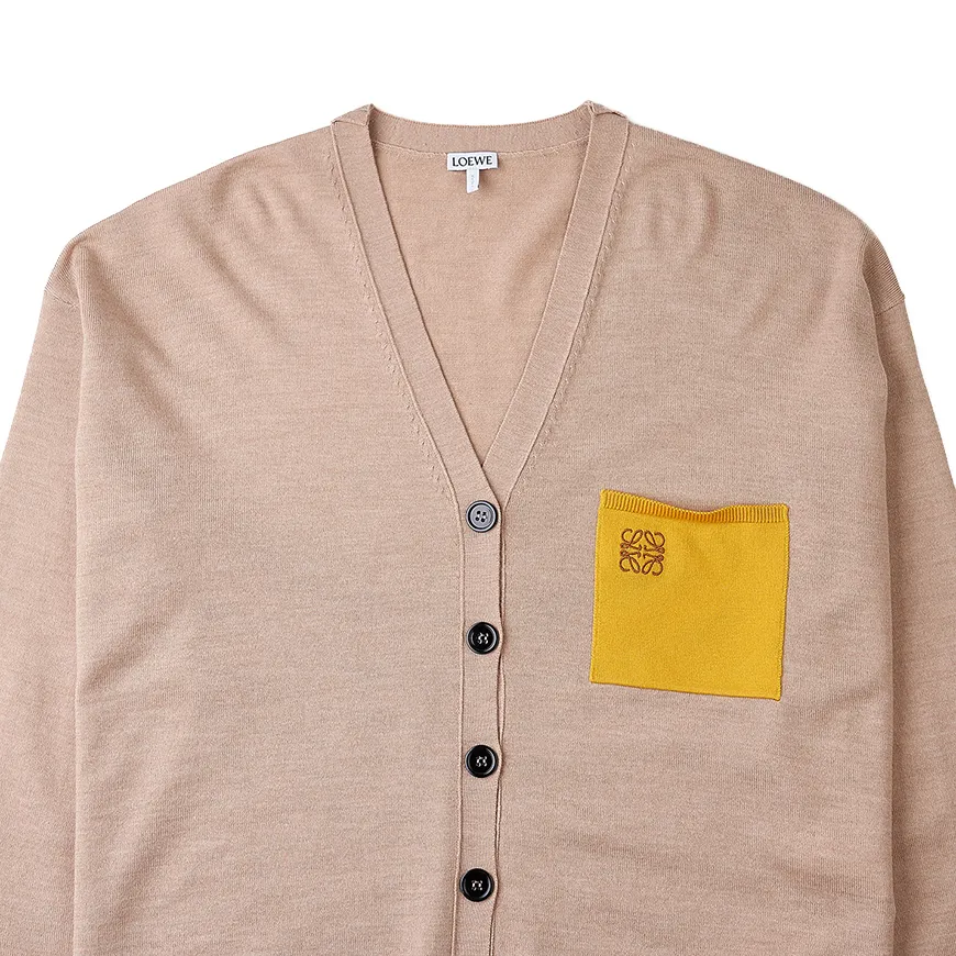 Plain Long Sleeves Wool Casual Style by Loewe