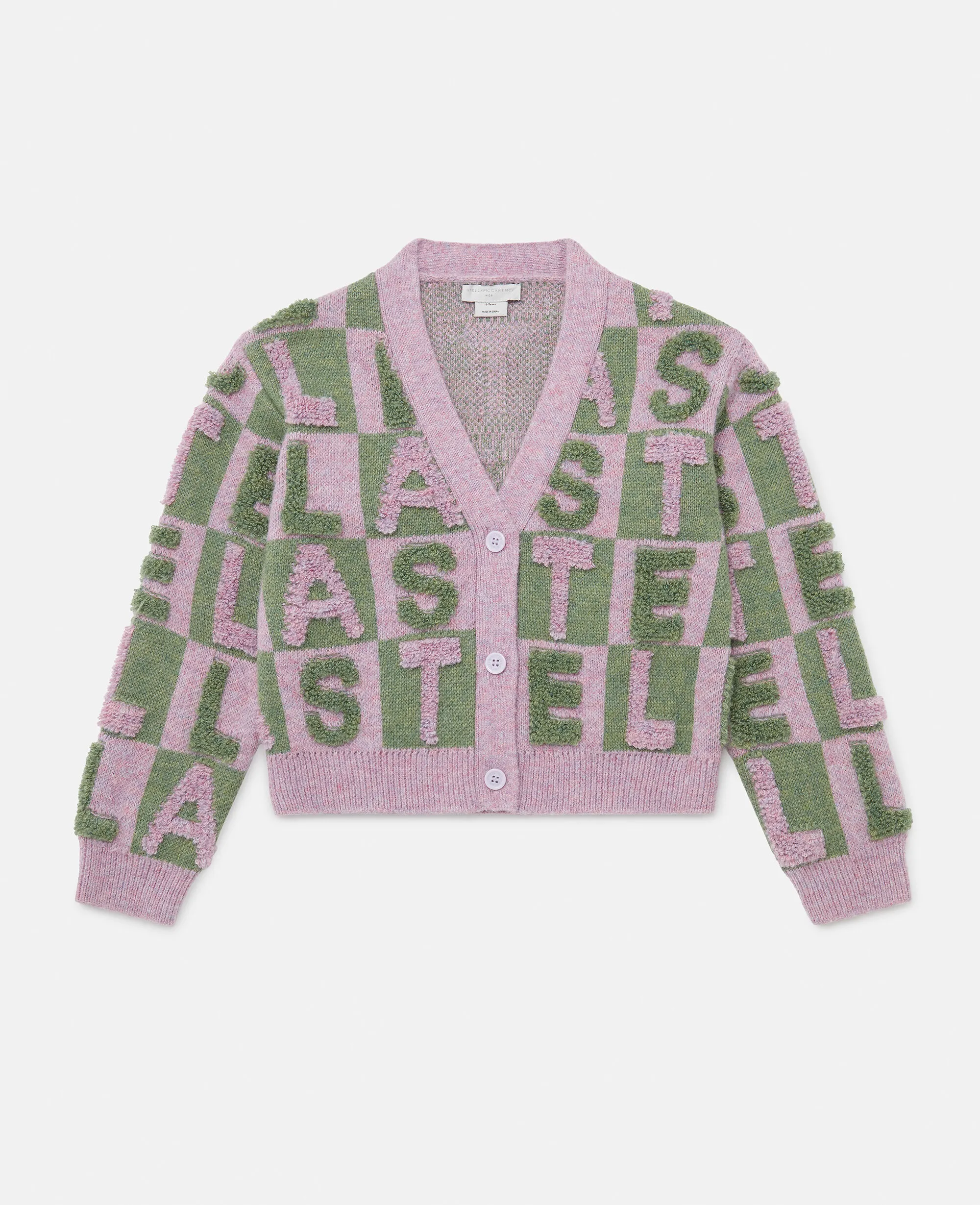 Logo Appliqué Knit Cardigan