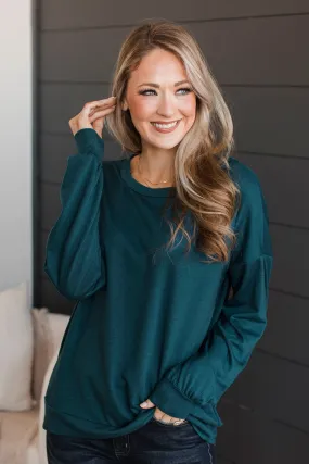 Knit Top Dark Teal