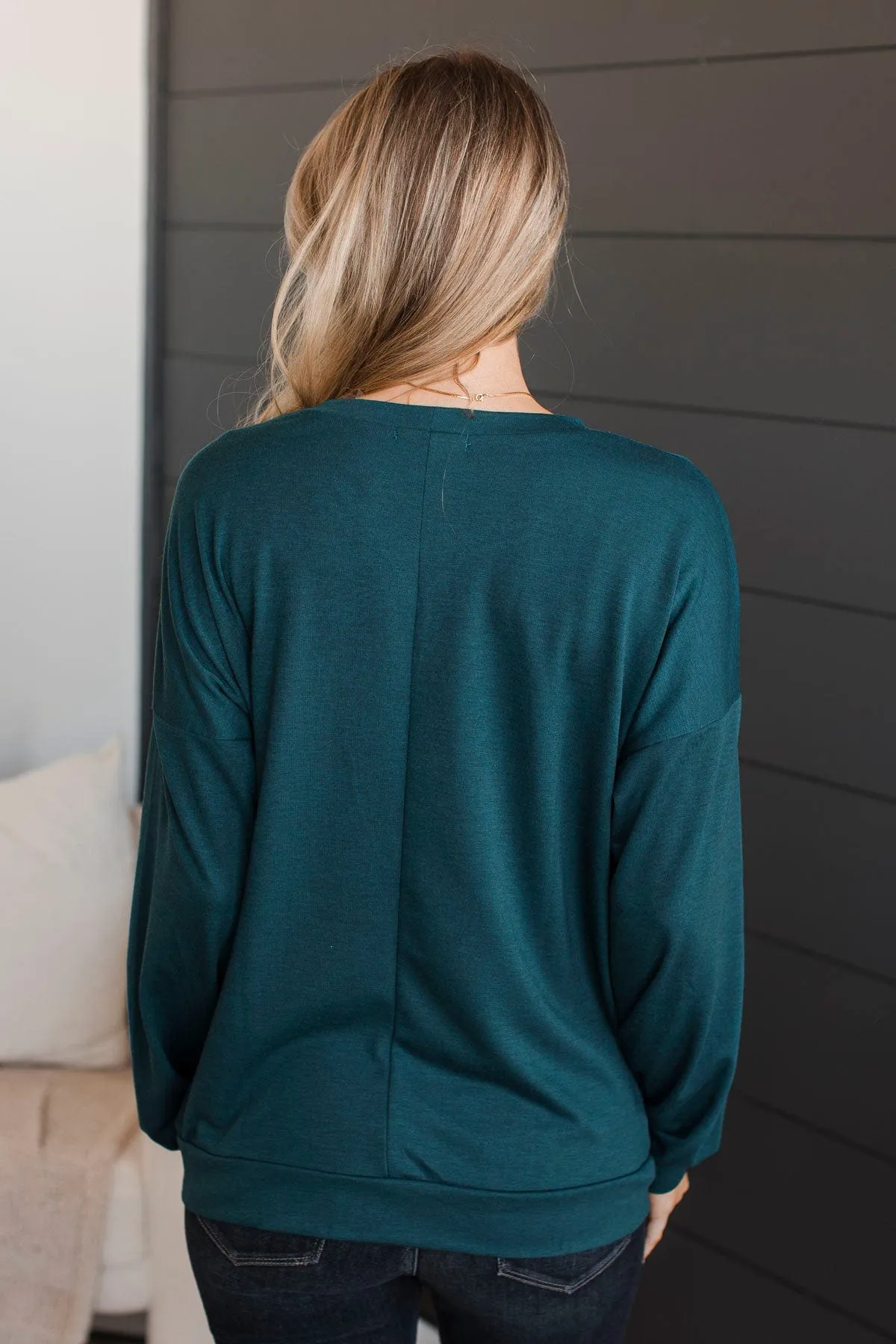 Knit Top Dark Teal