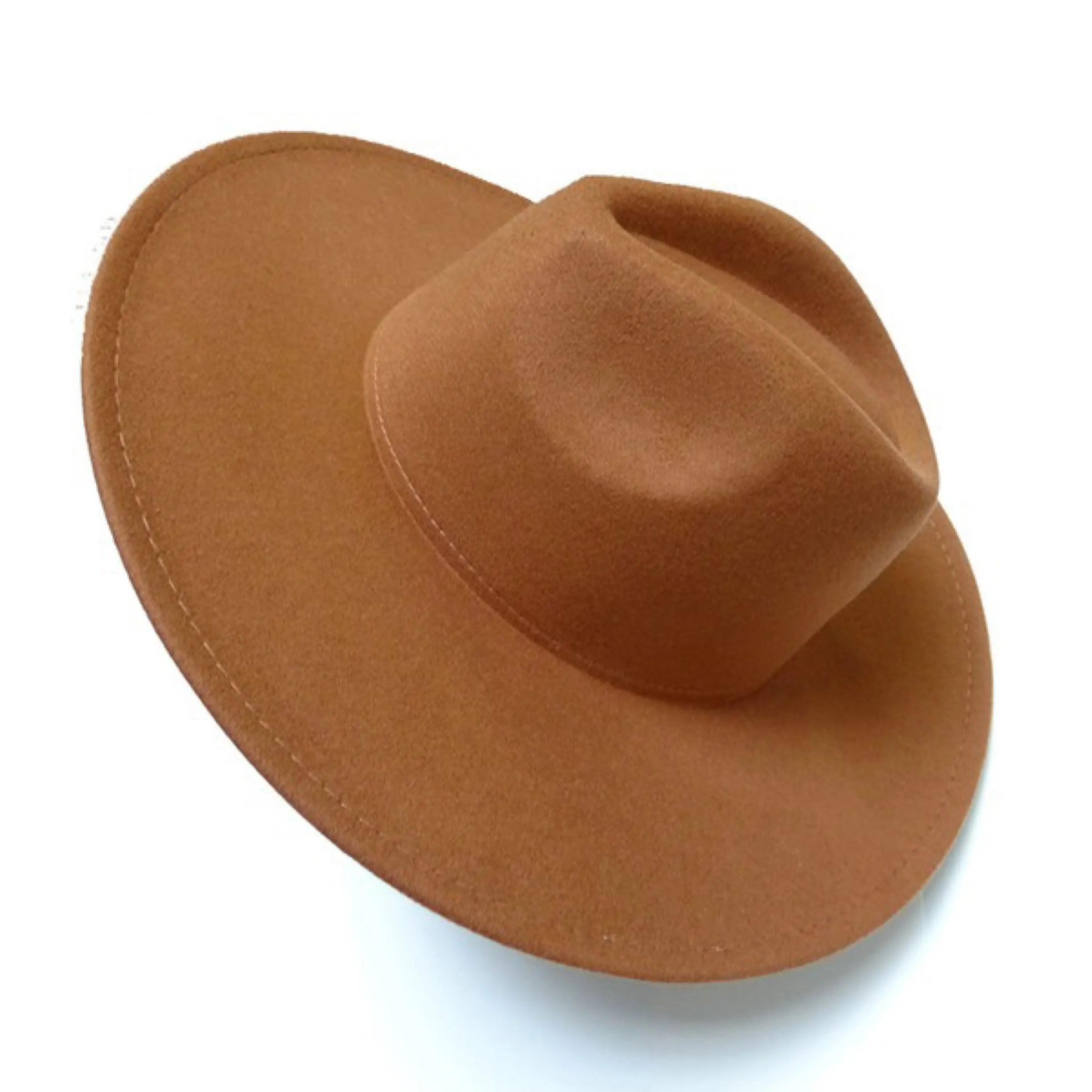 Make A Statement Brim Hat - Camel