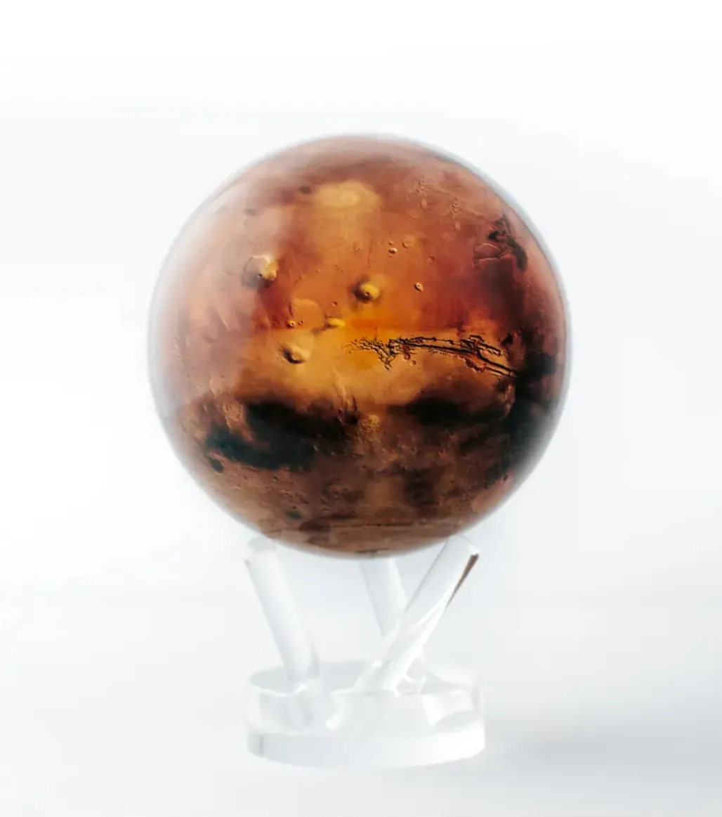 Mars Solar-Power Globe, 4.5 D