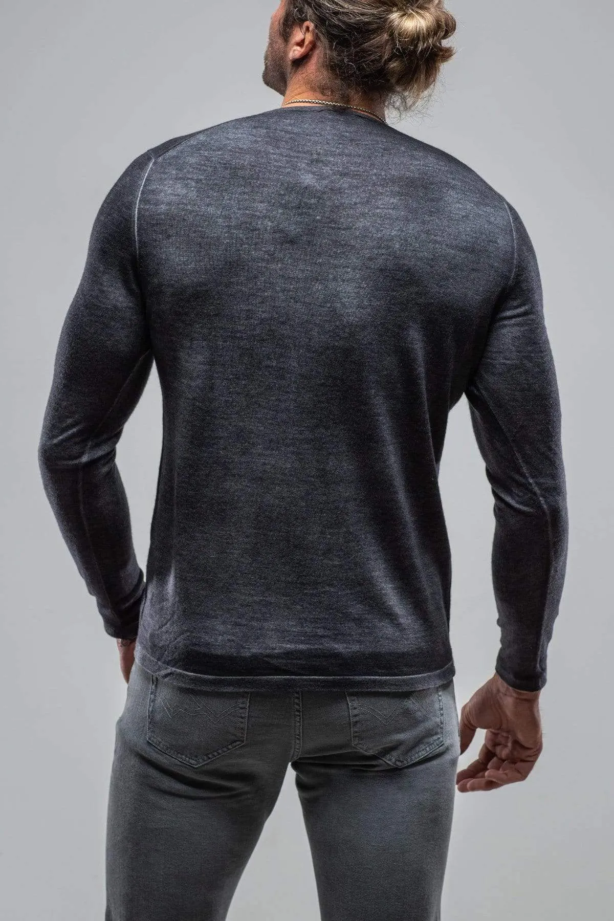 Matteo Anthracite Cashmere Sweater