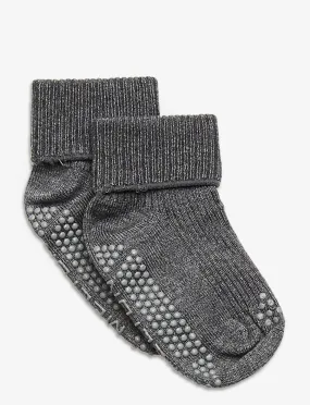 Melton Non-slip Wool Socks Grey