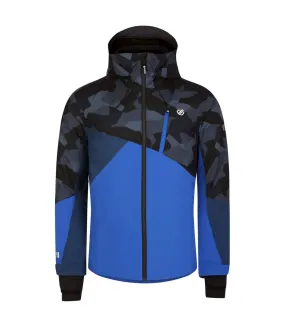 Mens Dare 2B Olympian Baseplate Geometric Ski Jacket Blue/Black