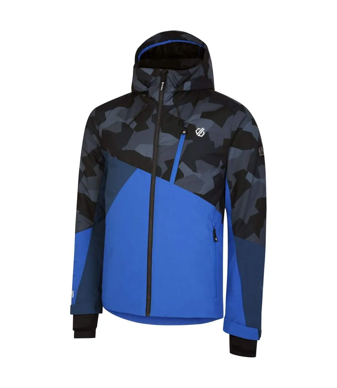 Mens Dare 2B Olympian Baseplate Geometric Ski Jacket Blue/Black