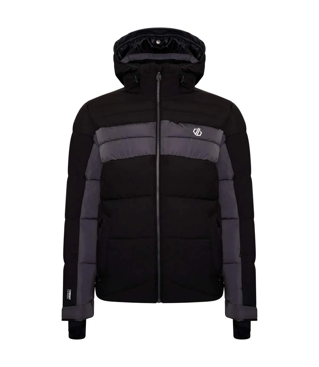 Black/Ebony Grey Waterproof Ski Jacket for Men by Dare 2B