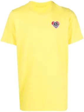 T-shirt logo Coeur Open Yellow