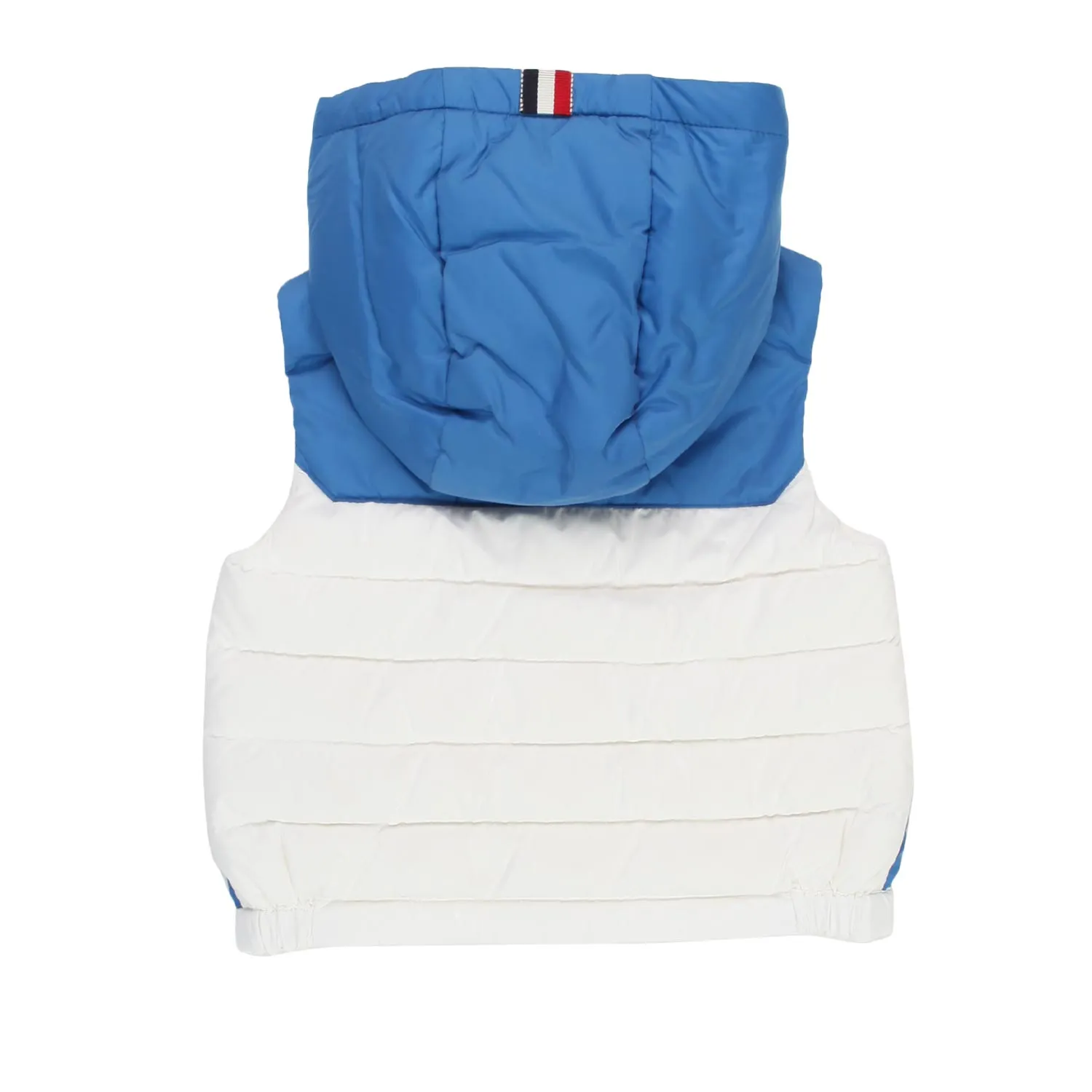 Moncler White Light Blue Raiffa Down Vest Baby