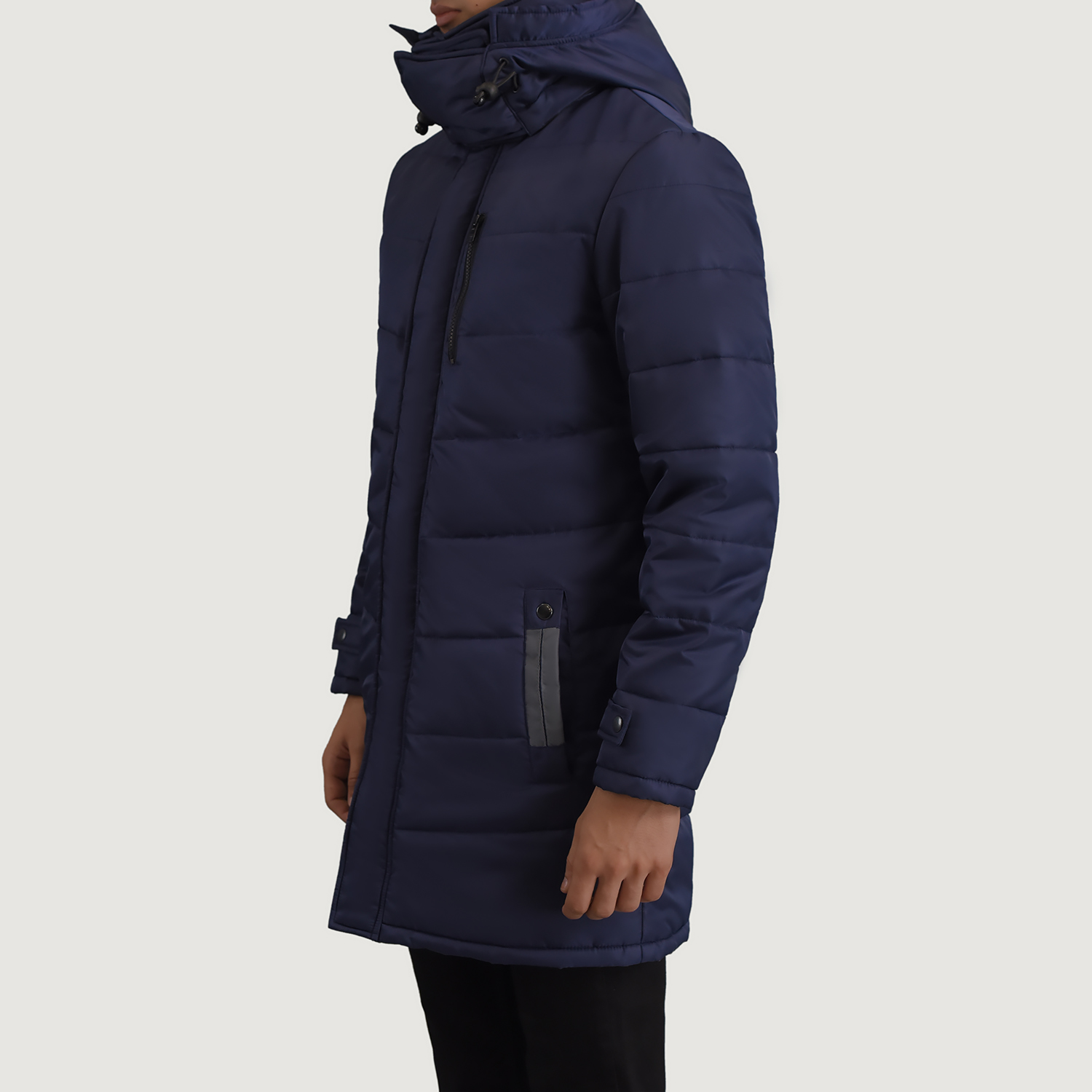 Blue Hooded Parka