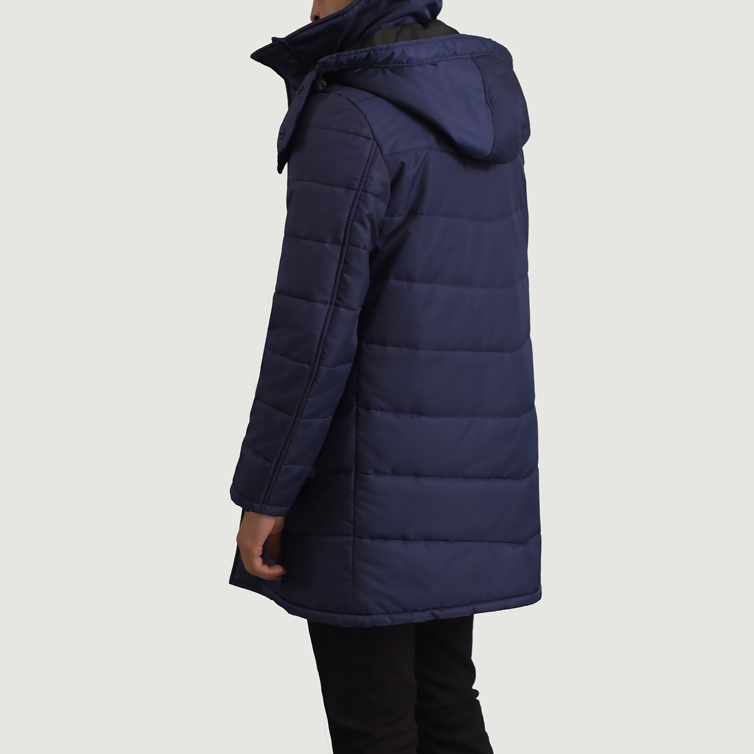 Blue Hooded Parka