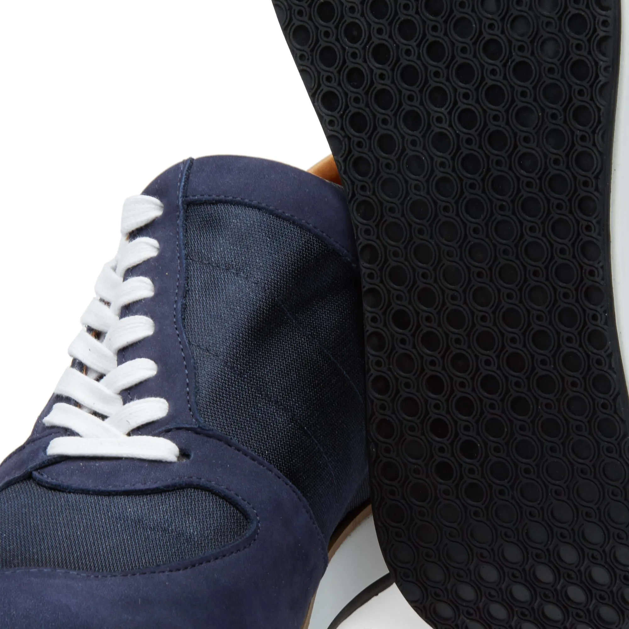 Navy Suede No. 288 Mott Sneaker