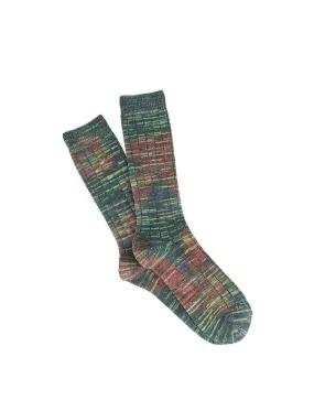 Navy Tie Dye Crew Socks by Anonymous Ism