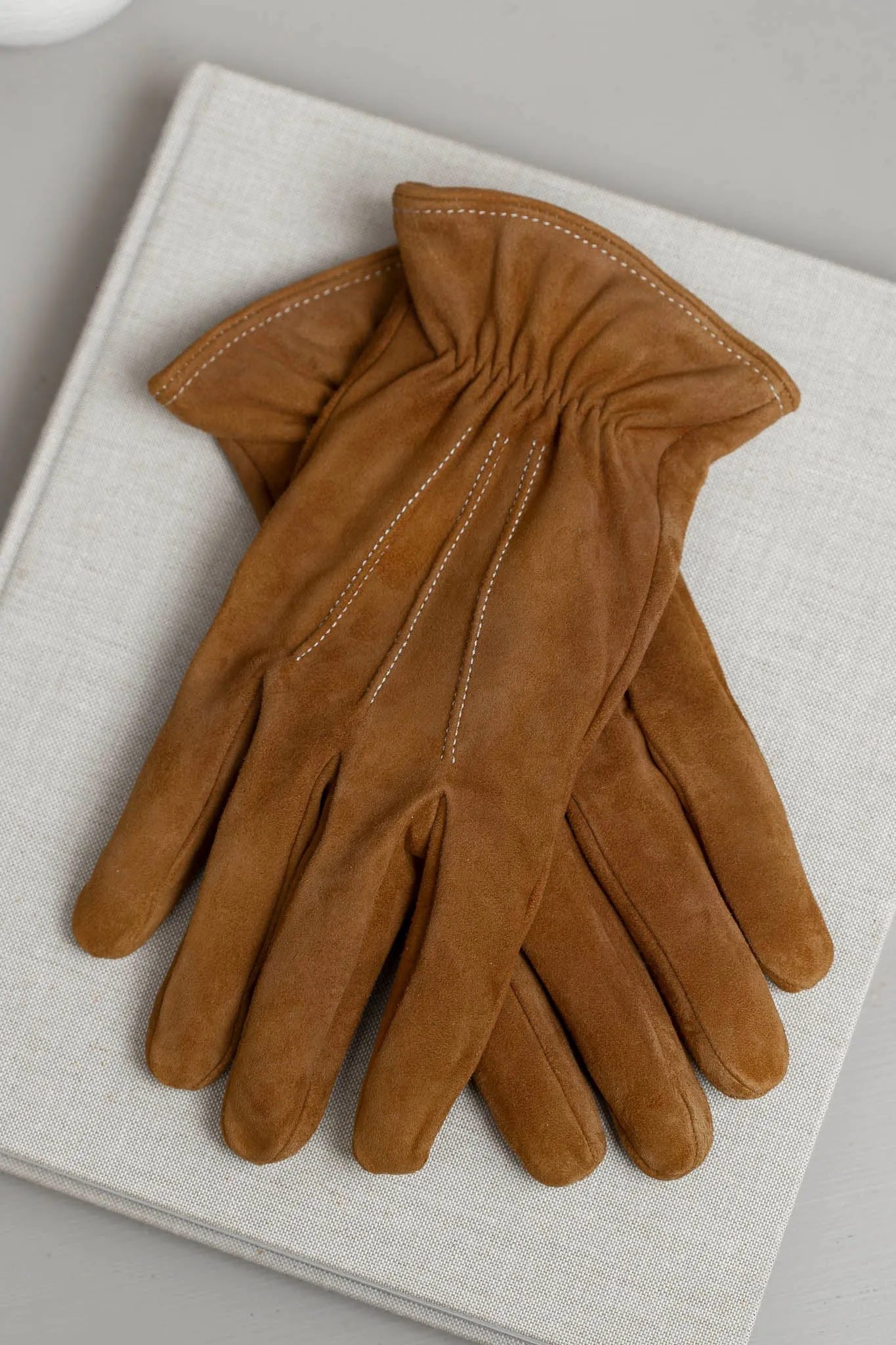 Cashmere Lined Suede Gloves