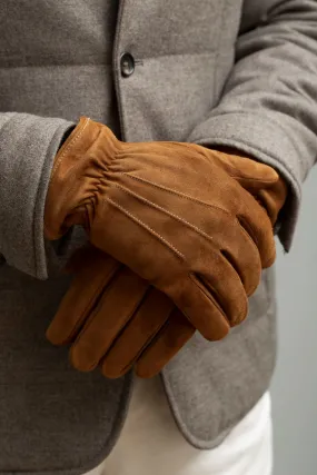 Cashmere Lined Suede Gloves