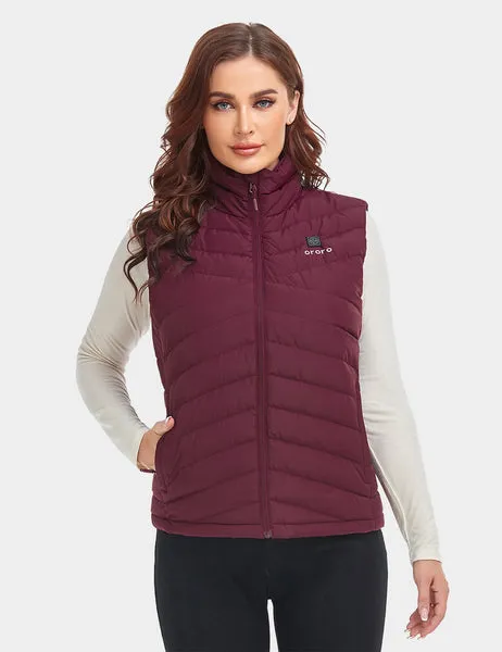 Open-box Women's Heated Lightweight Down Vest (Battery Set Not Included) - Order Now