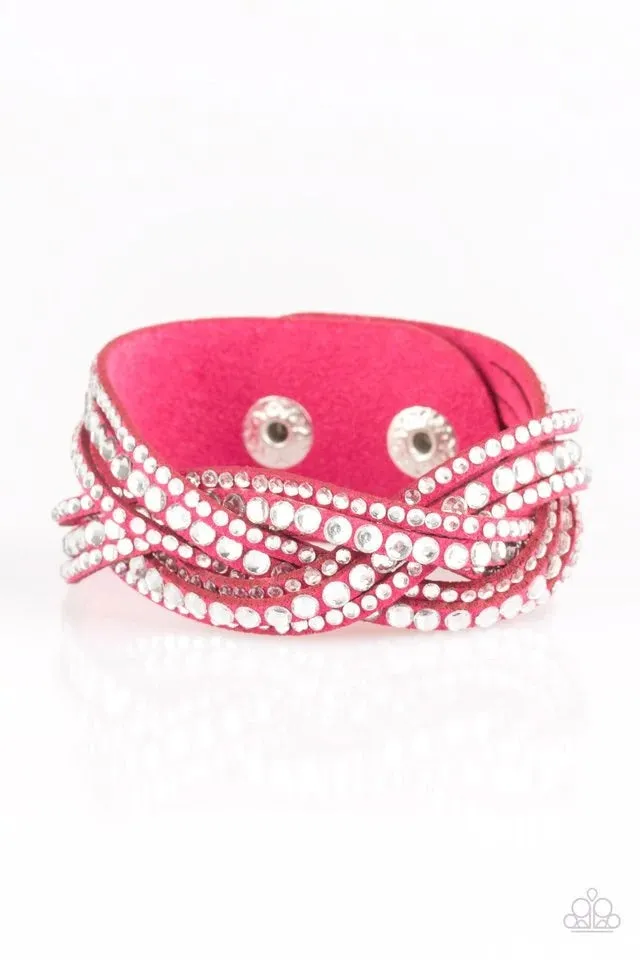 Pink Bring On The Bling Paparazzi Bracelet