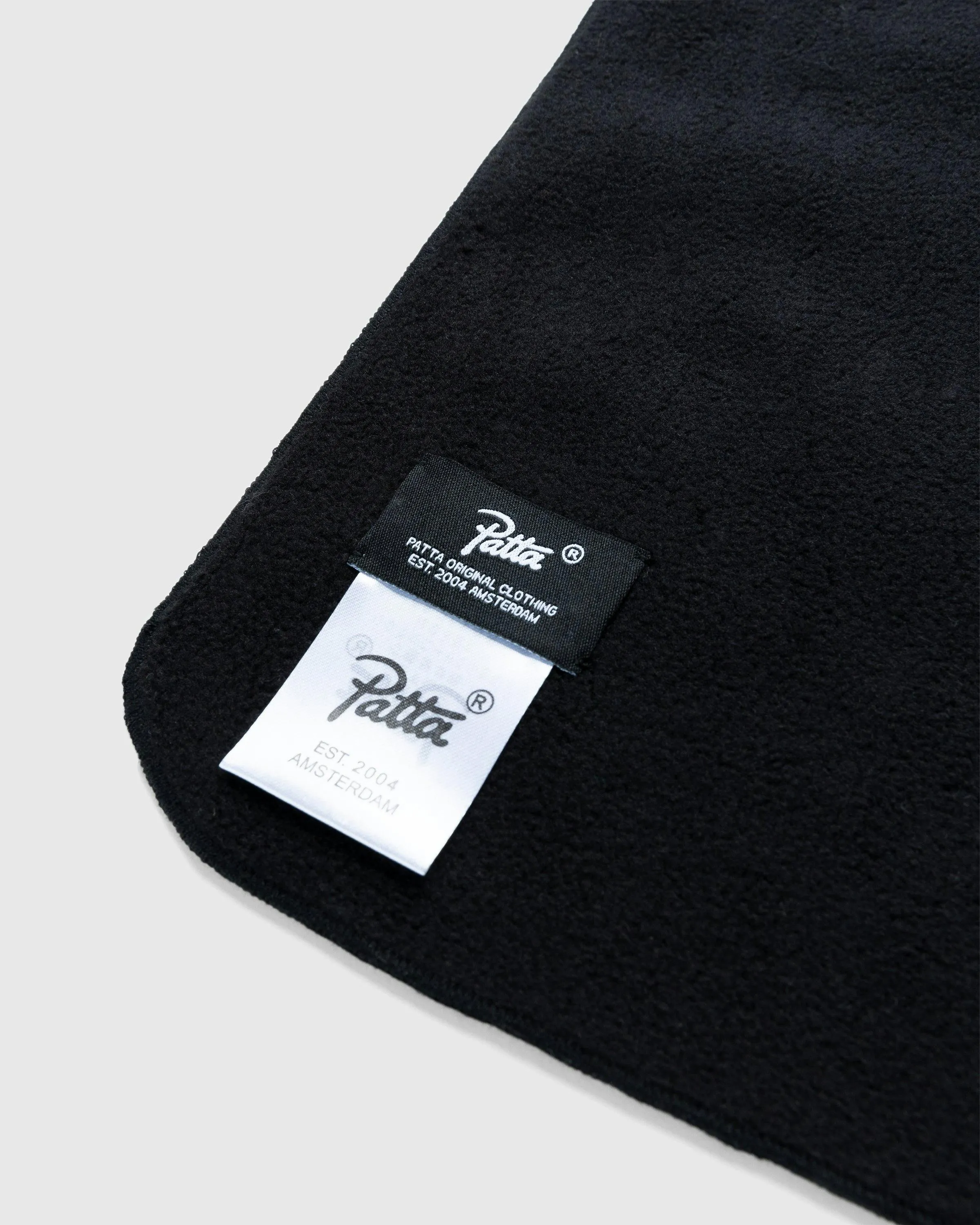 Patta Black Fleece Scarf Highsnobiety Shop