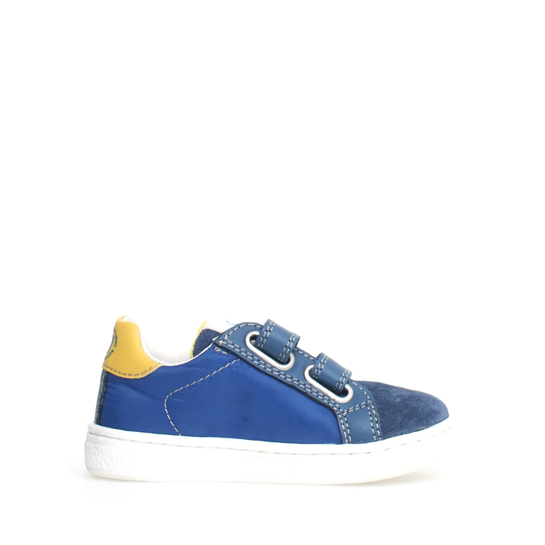 Stylish Pinn VL Sneakers in Azure, White, and Yellow Combination