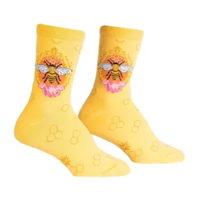 Queen Bee Crew Socks for Women